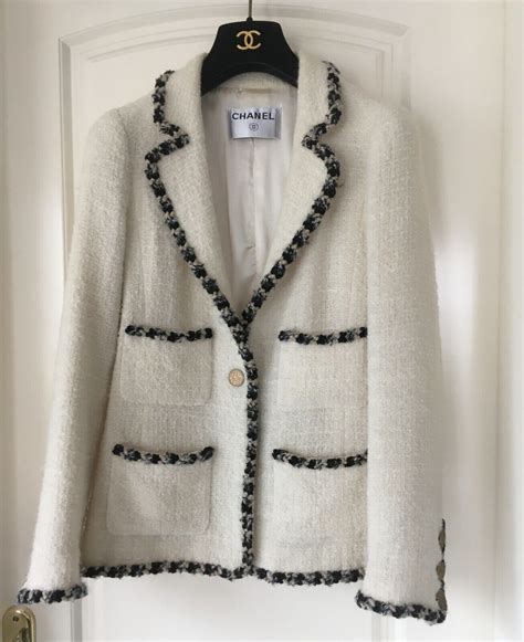 chanel jacket mens|chanel white tweed jacket.